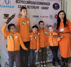 Харабалинцы приняли участие в олимпиаде по ментальной арифметике в Санкт-Петербурге