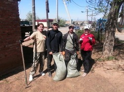 Жители Михайловки приняли участие в экологическом мероприятии по благоустройству села