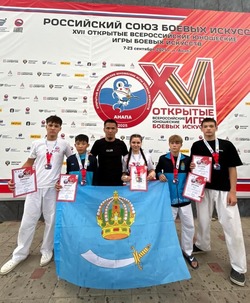 Харабалинские спортсмены приняли участие в соревнованиях по рукопашному бою в Анапе