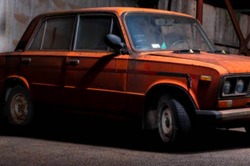 В Харабалинском районе горели автомобиль и баня
