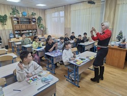 В харабалинской школе прошёл день спортивно-интеллектуальных и творческих мероприятий