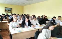 Харабалинские студенты написали диктант «Я – избиратель»