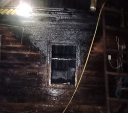 В харабалинском селе пожарные тушили жилой дом