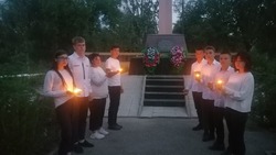 Харабалинцы приняли участие в акции «Свеча памяти»