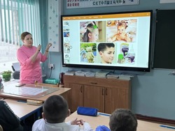 В харабалинской школе прошёл урок здоровья «Осторожно – вши! Профилактика педикулёза»