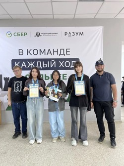 Харабалинцы достойно выступили на соревнованиях по быстрым шахматам
