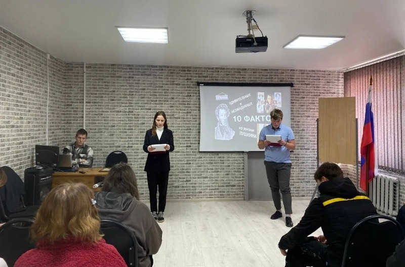 В Харабалинском АГАСУ вспомнили великого русского поэта