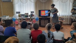 В харабалинской библиотеке прошло мероприятие в честь Дня России