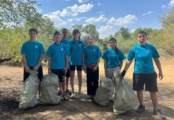 В Сасыколи провели экологическую акцию «Чистые берега»