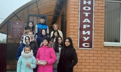 Харабалинские школьники побывали с экскурсией в адвокатской конторе и у нотариуса
