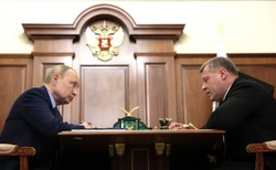Президент Владимир Путин встретился с губернатором Астраханской области