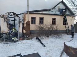 В Харабалинском районе при пожаре погибла женщина 