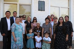 В харабалинском селе состоялся торжественный митинг