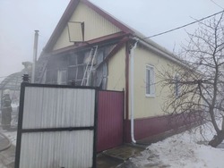 В Харабали пожарные тушили жилой дом