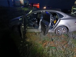 В Харабалинском районе перевернулся легковой автомобиль 