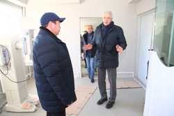 Харабалинский район с рабочим визитом посетил депутат Госдумы РФ Леонид Огуль 