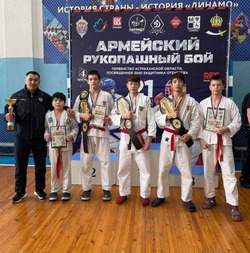 Харабалинцы успешно выступили на первенстве по армейскому рукопашному бою