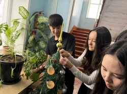 В харабалинской школе состоялась психологическая акция «Мандарин пожелания»