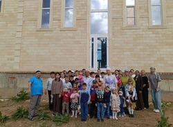 Юные харабалинцы в праздничные дни Курбан-байрама посетили местную мечеть